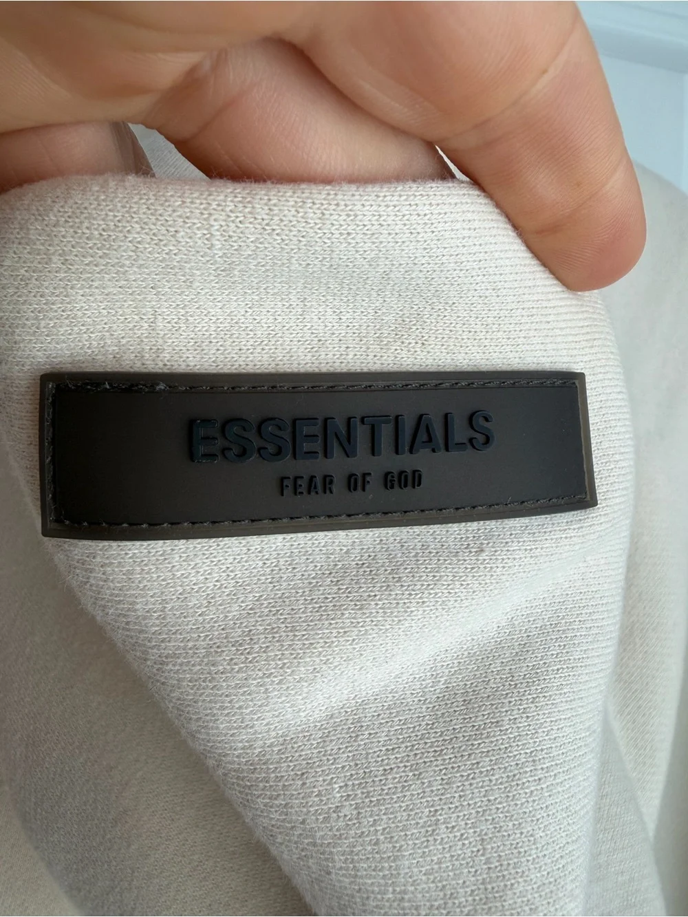 Fear of God Essentials Men’s Hoodie Eggshell Size XL
